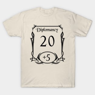 DnD Stat Diplomancy T-Shirt